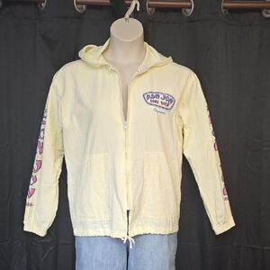 Ron Jon Surf Shop Pale Yellow Zip Hoodie Jacket